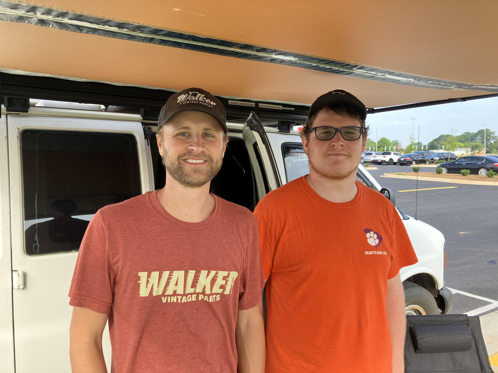 Andrew Richards in Whataburger line